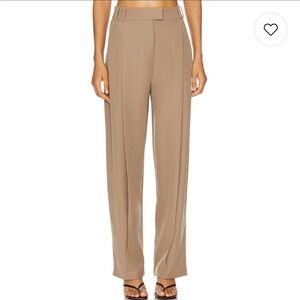 House of Harlow 1960 Tan Trousers with Straight-Leg Silhouette